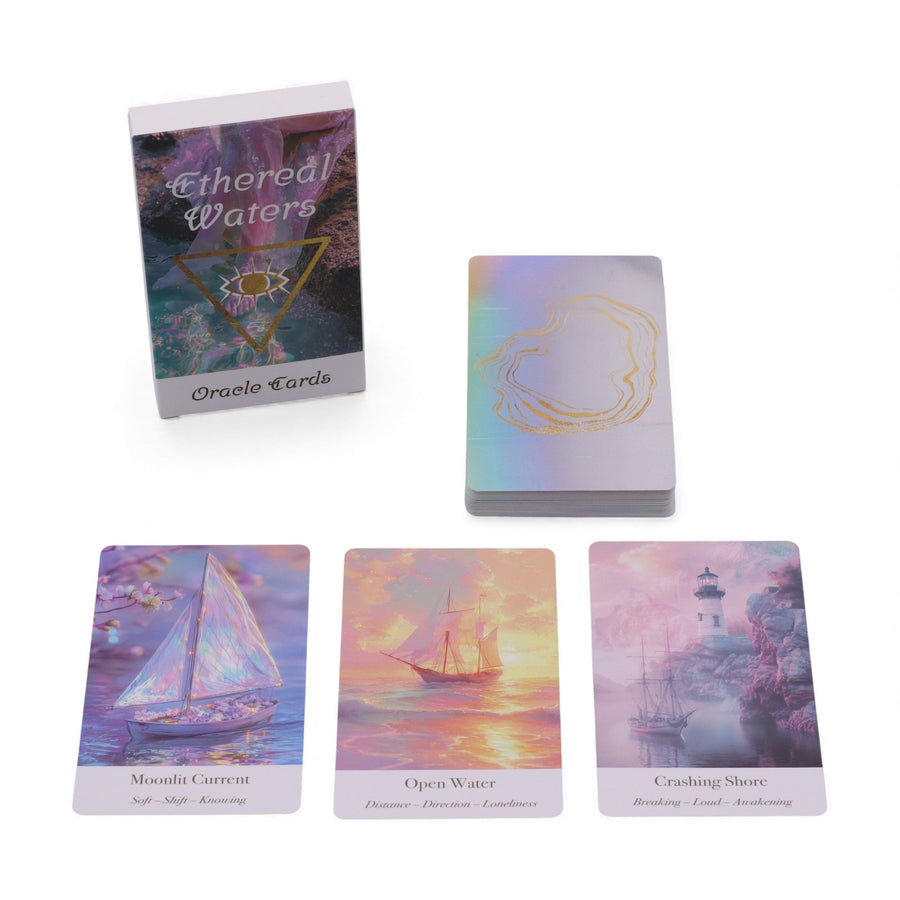 Cartes oracle des Eaux éthérées — Sirènes & clair de lune
