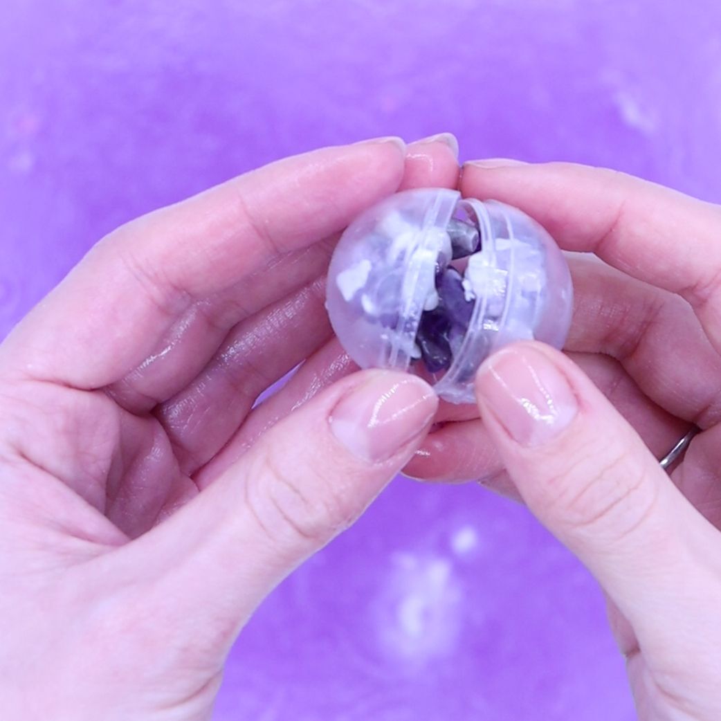 Bombe de bain à bracelet d’améthyste