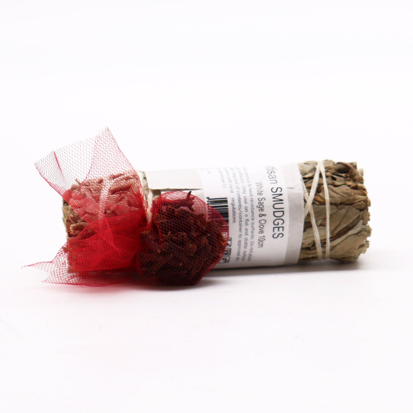 Fagot d’herbes — Sauge blanche & clou de girofle · 10cm
