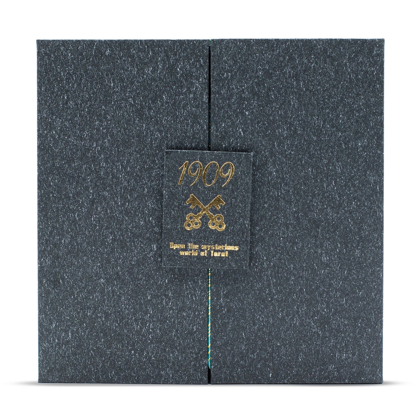 Jeu de tarot à feuille d’or & turquoise — Coffret cadeau