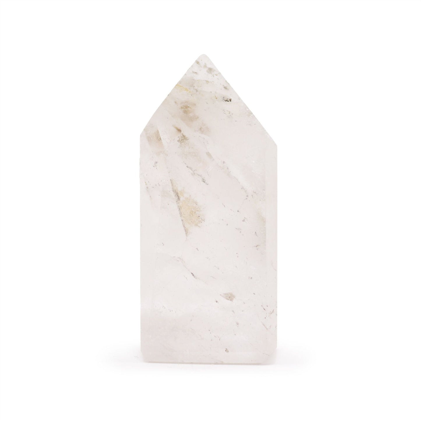 Pointe de gemme — Cristal de roche · 6 cm