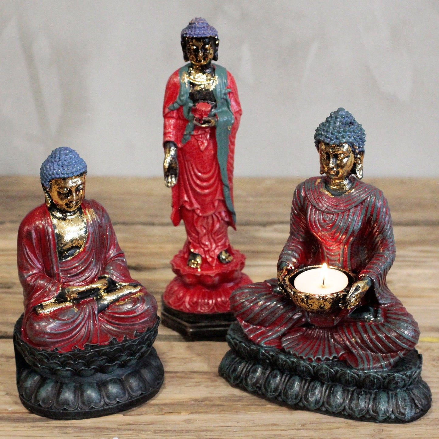 Bouddha ancien — Bougeoir votif