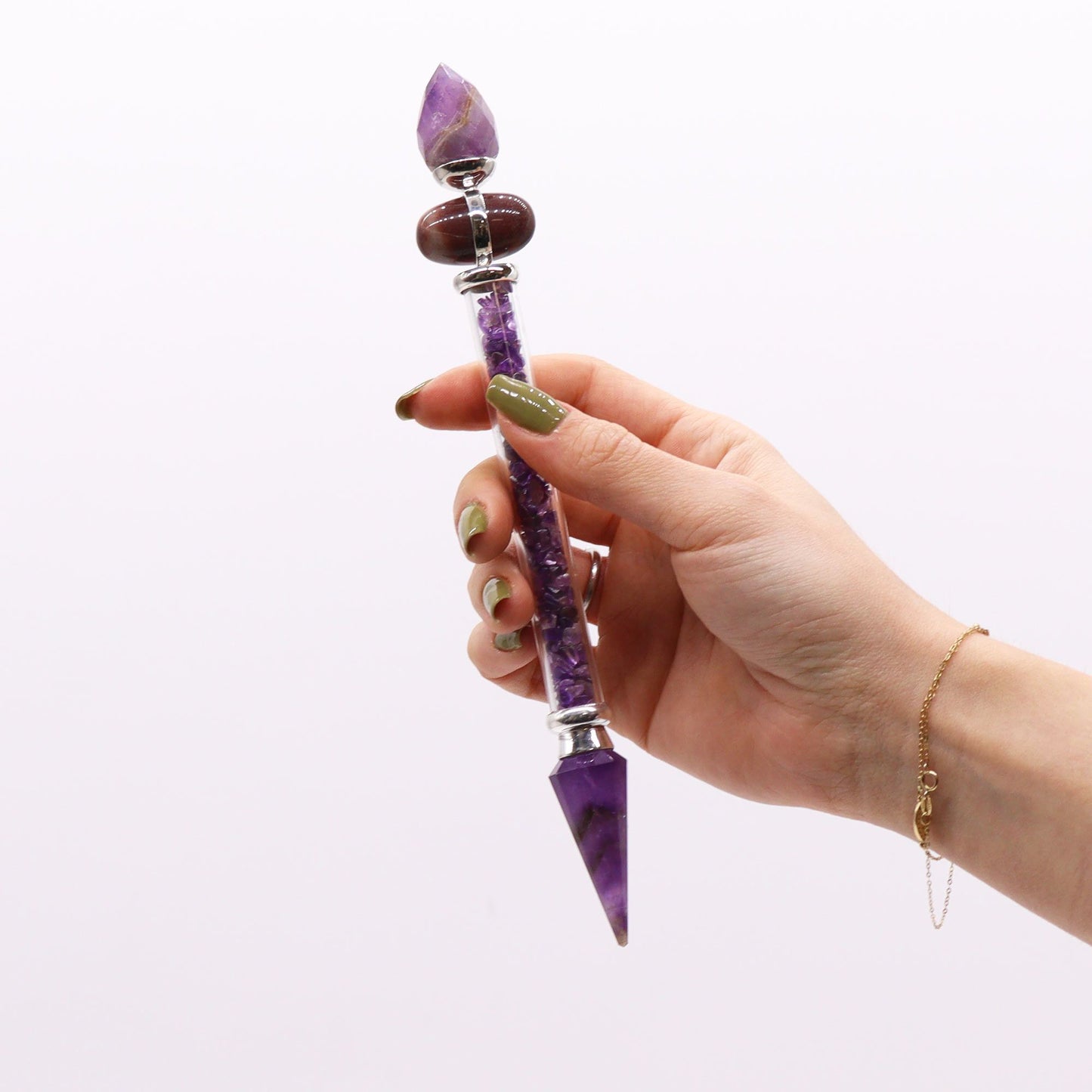 Baguette magique Shiva Lingam — Améthyste · Réussite