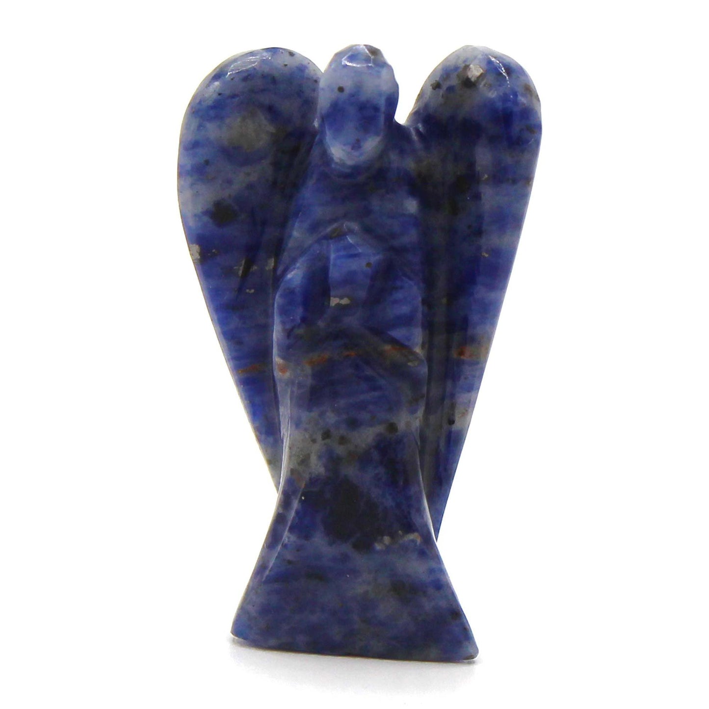 Ange sculpté main — Sodalite