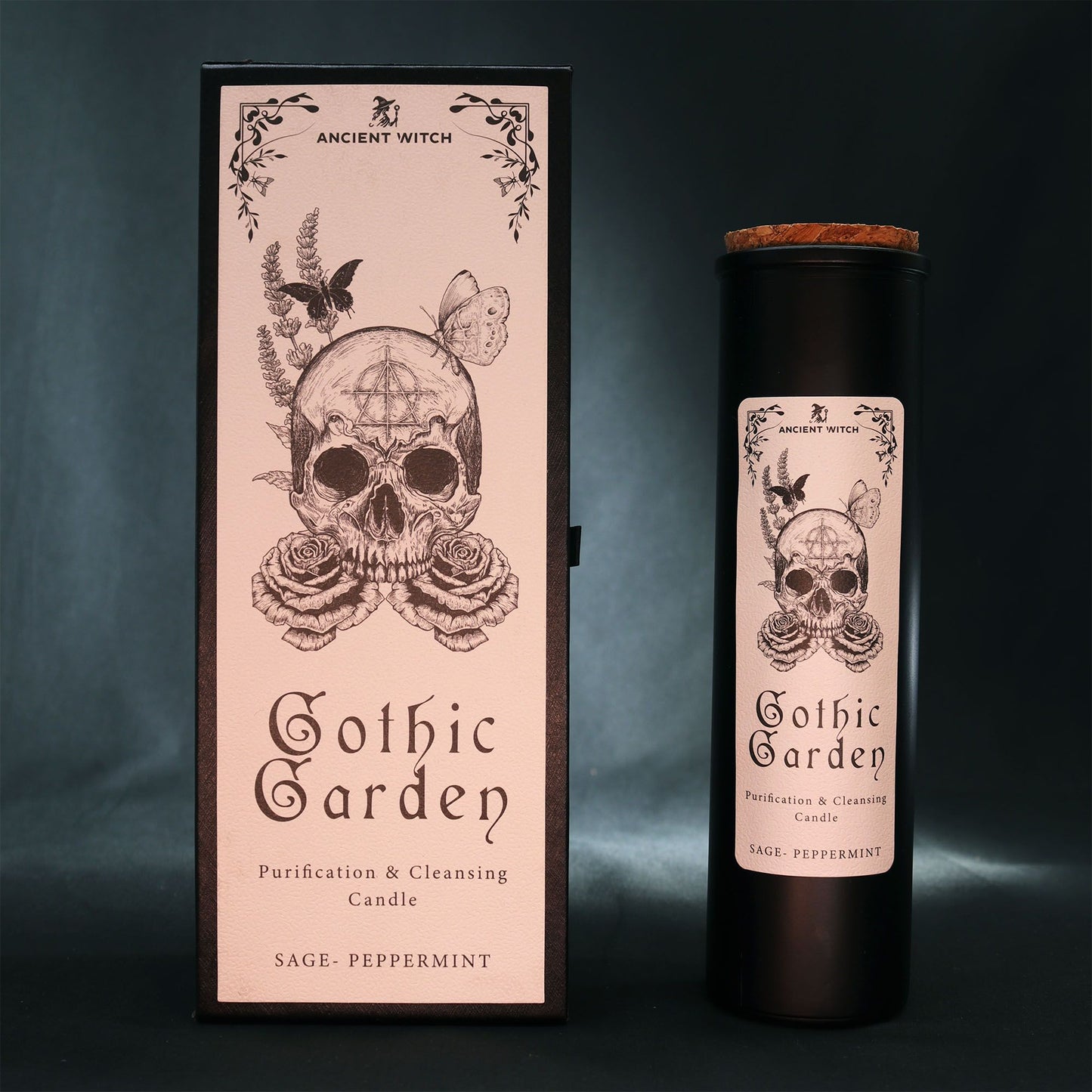 Bougies purificatrices de sorcières anciennes — Jardin gothique