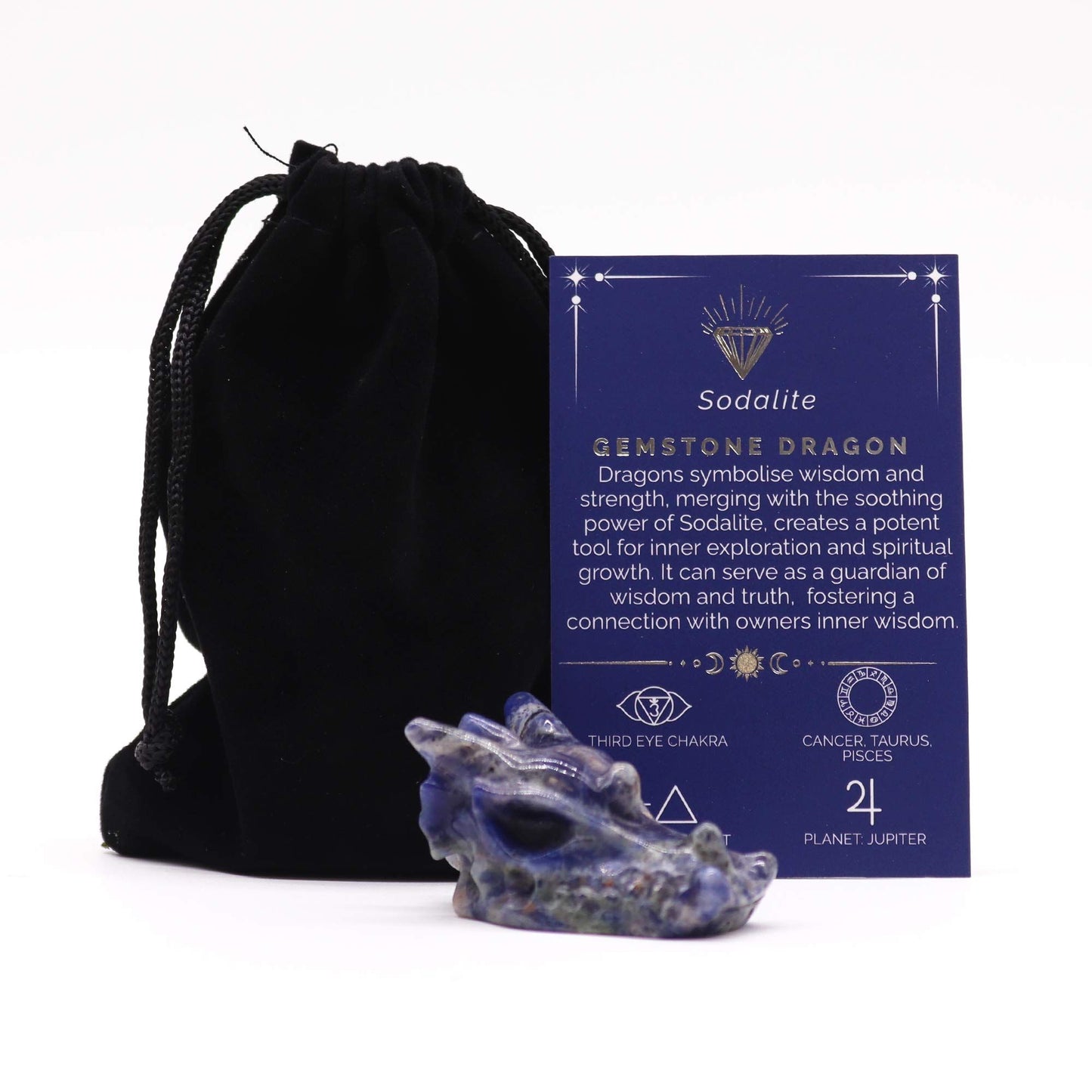 Petite tête de dragon — Sodalite
