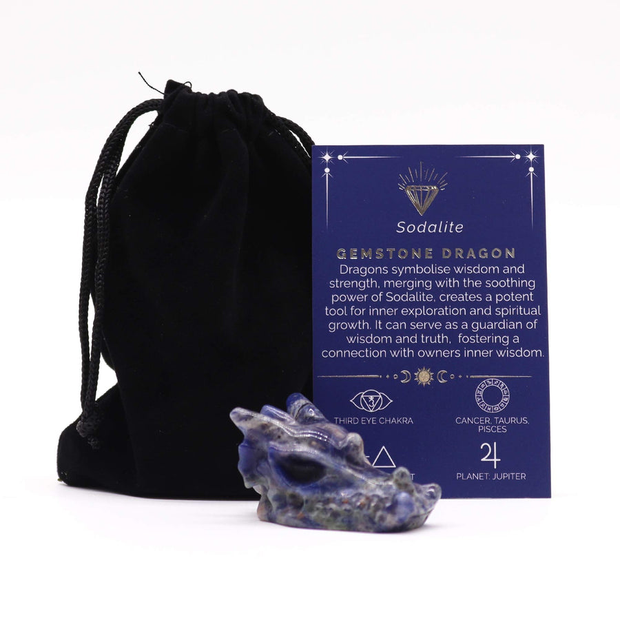 Petite tête de dragon — Sodalite