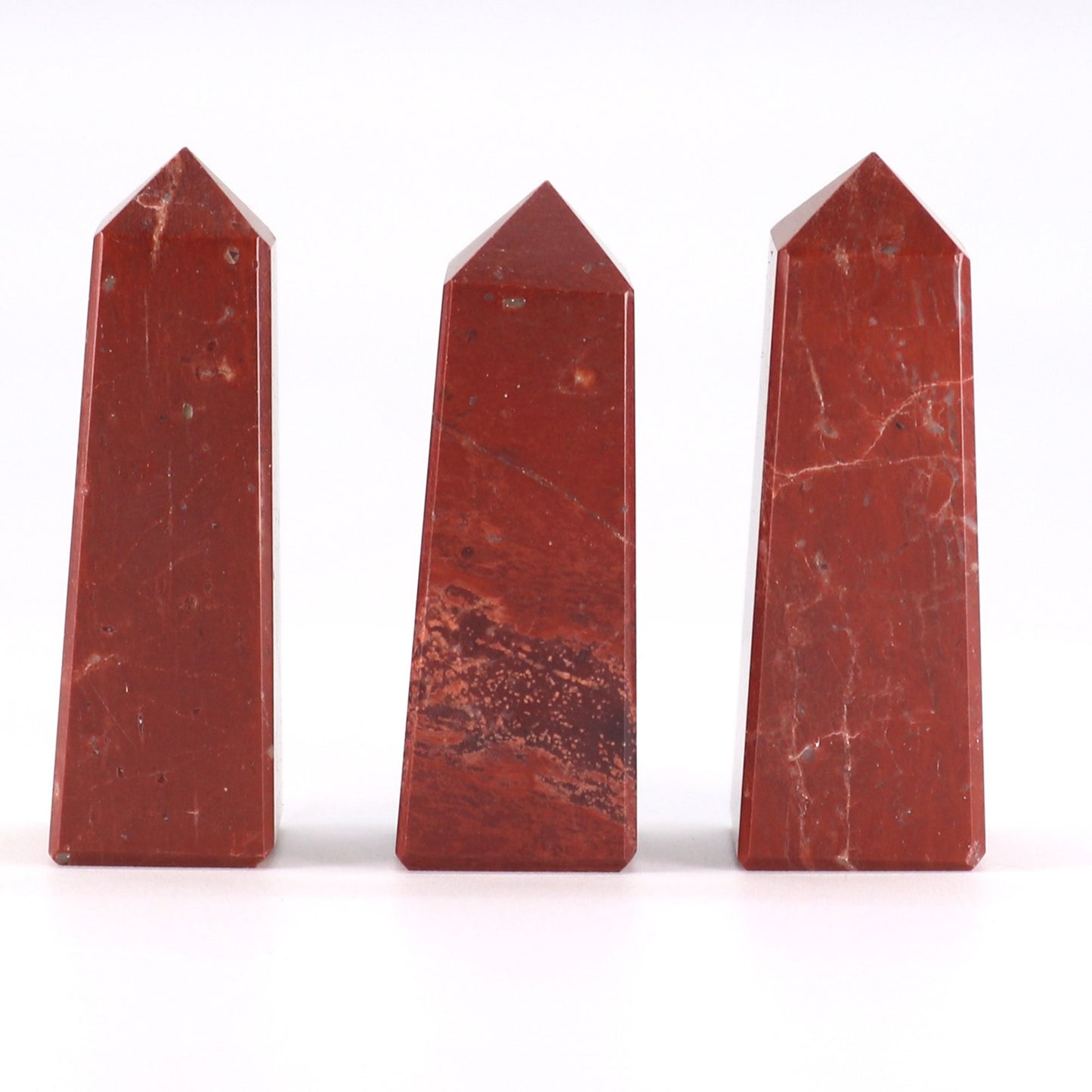 Obélisque — Jaspe rouge · 5 cm