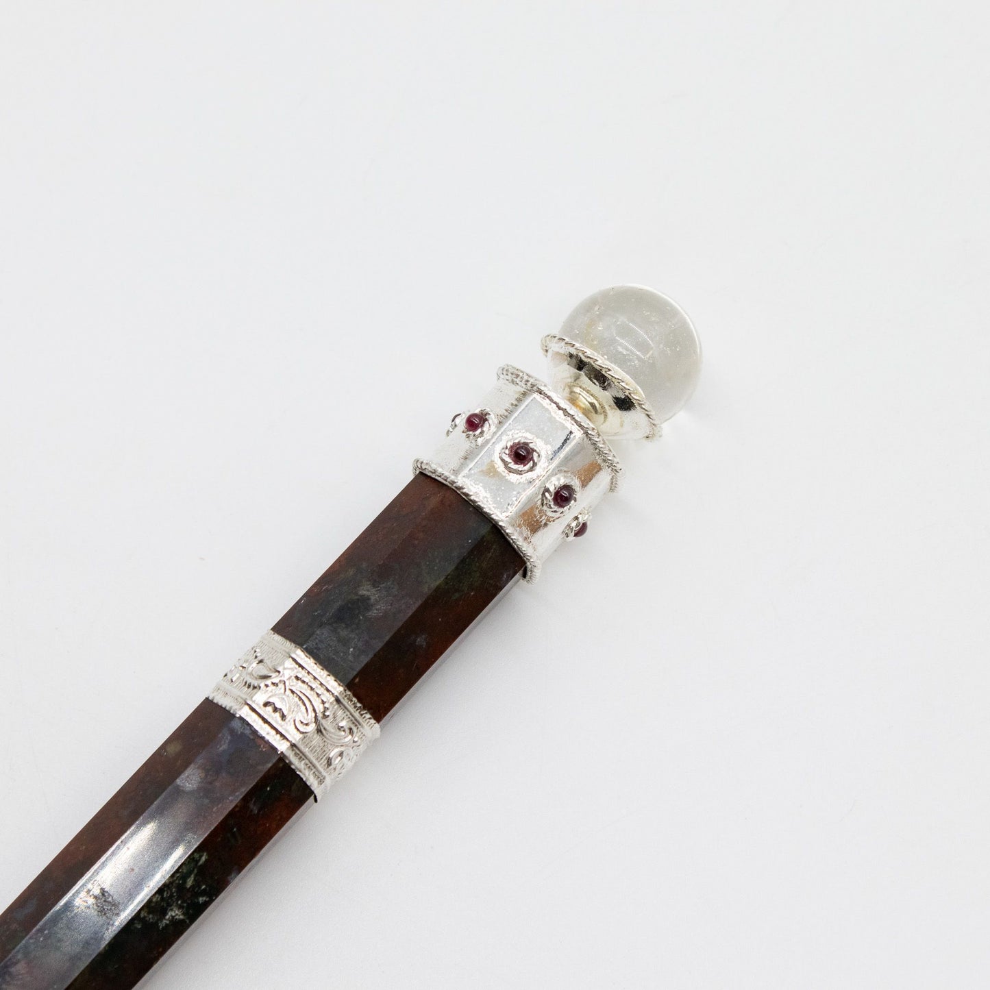 Baguette Bloodroot Soverign — Très long Fancy Jasper Magic · 26cm