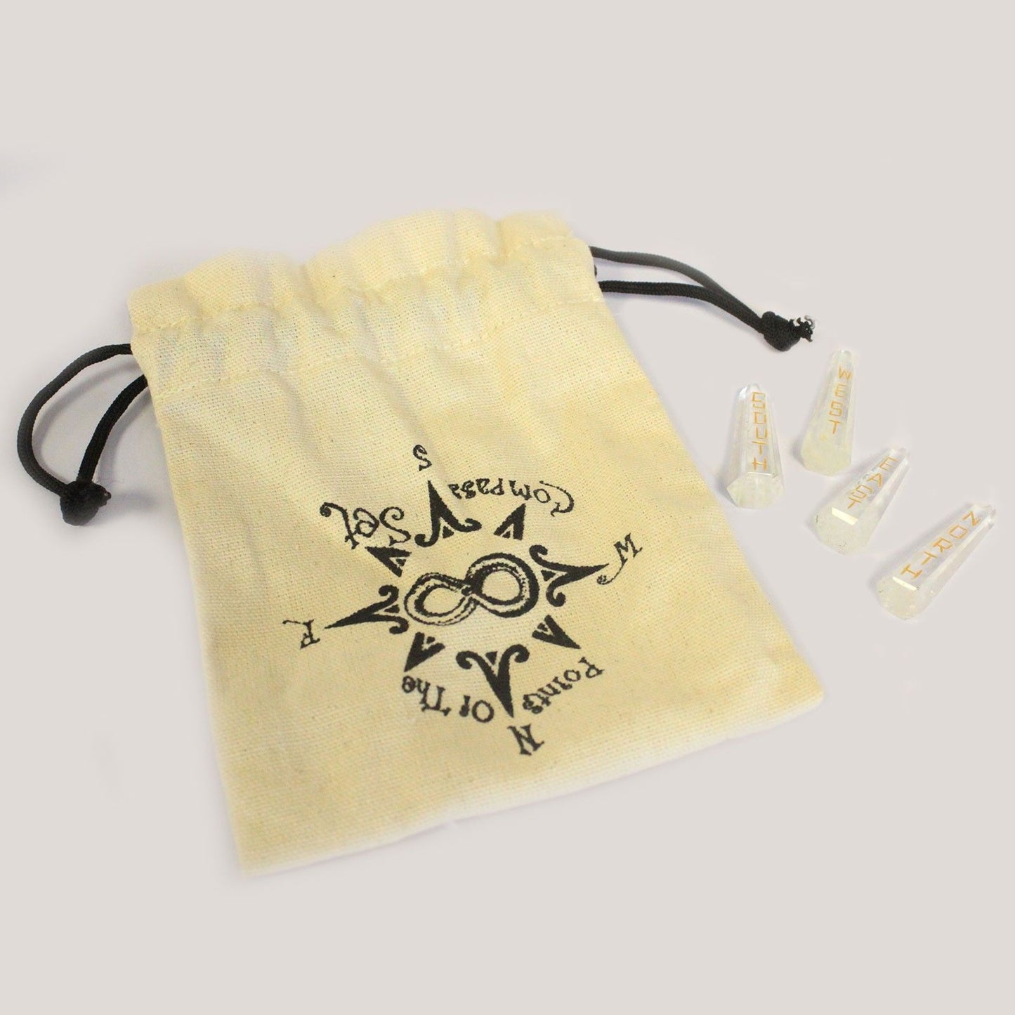 Ensemble de pierres — Quartz des points cardinaux