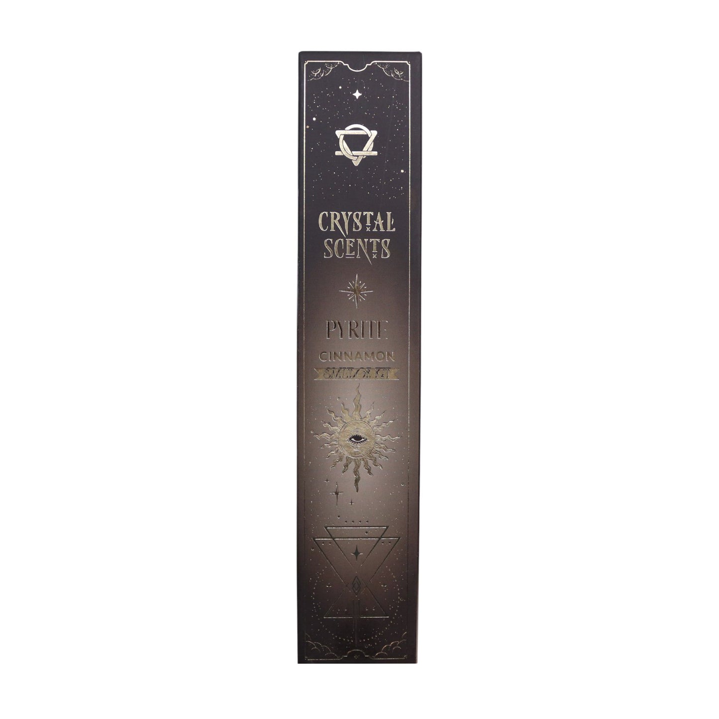 Fagot de fumigation à cristal de pyrite — Cannelle