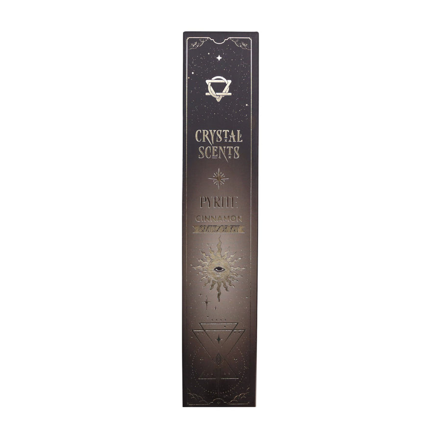 Fagot de fumigation à cristal de pyrite — Cannelle