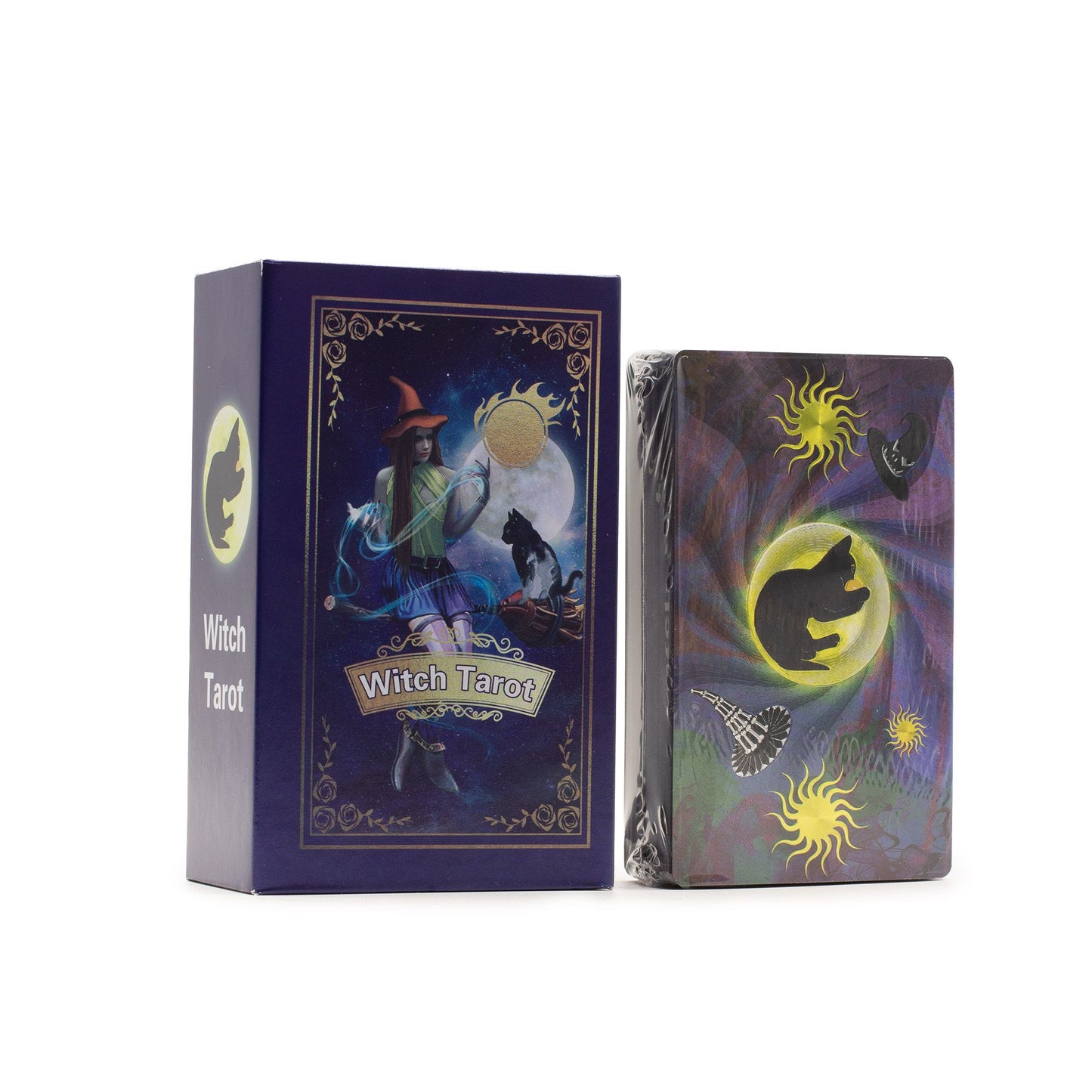 Jeu de tarot à feuille pourpre — Tarot de la sorcière