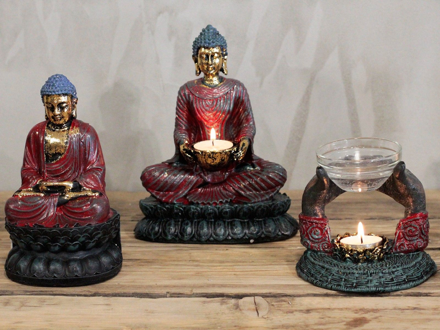 Bouddha ancien — Bougeoir votif