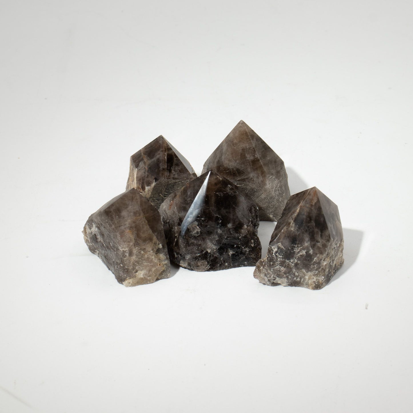 Pointe polie de qualité supérieure — Quartz fumé
