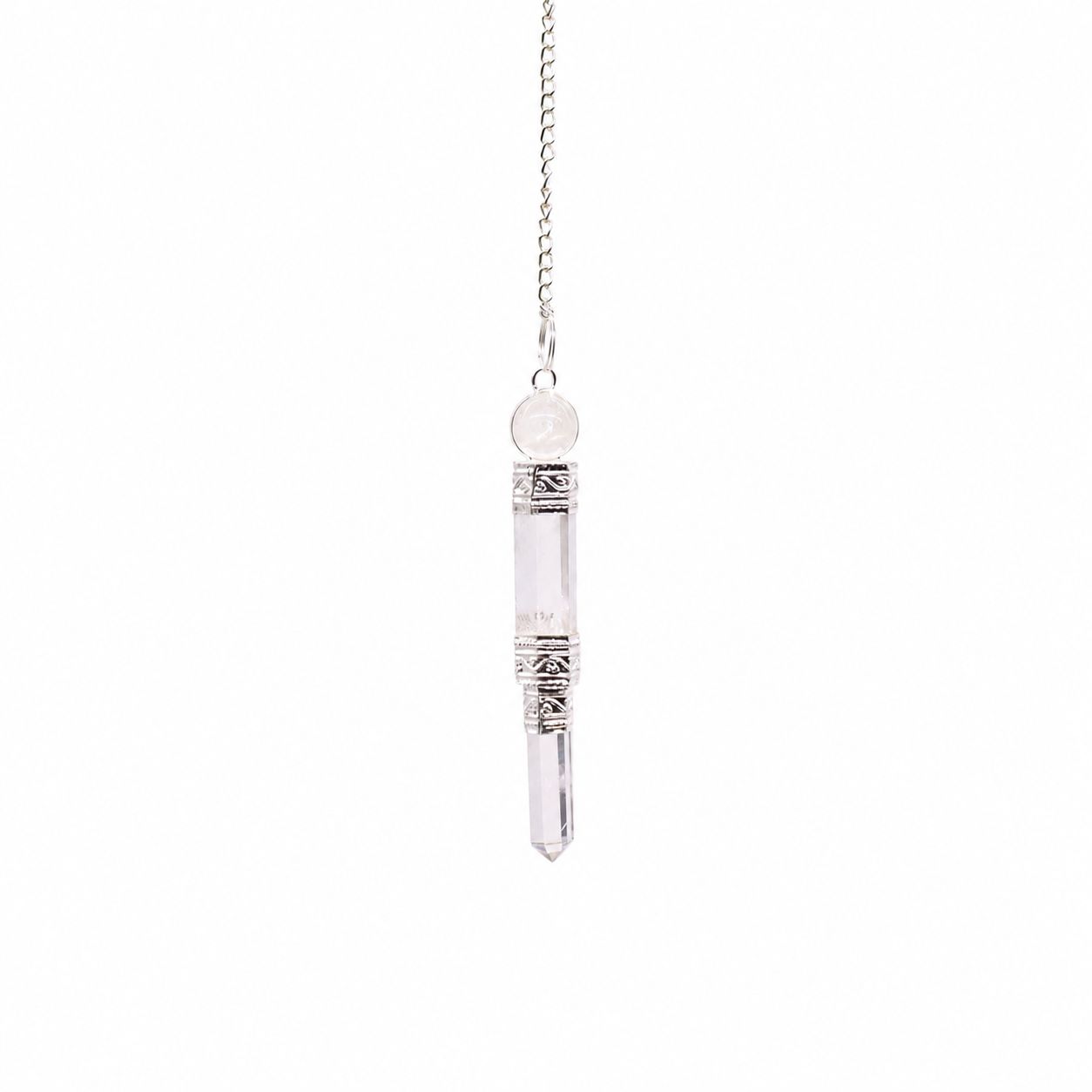 Pendule d’exception — Cristal de roche trois parties