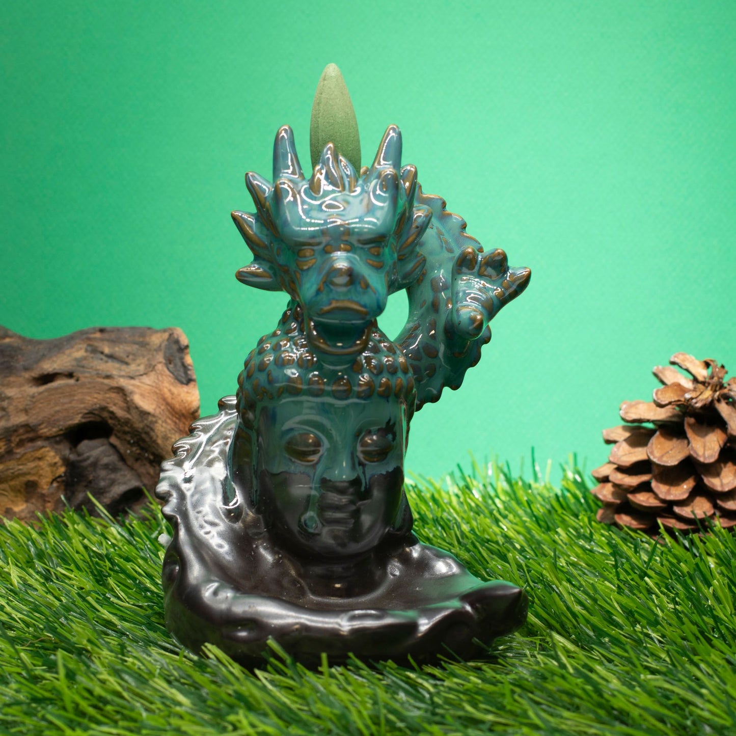 Brûleur à reflux — Dragon sur Bouddha