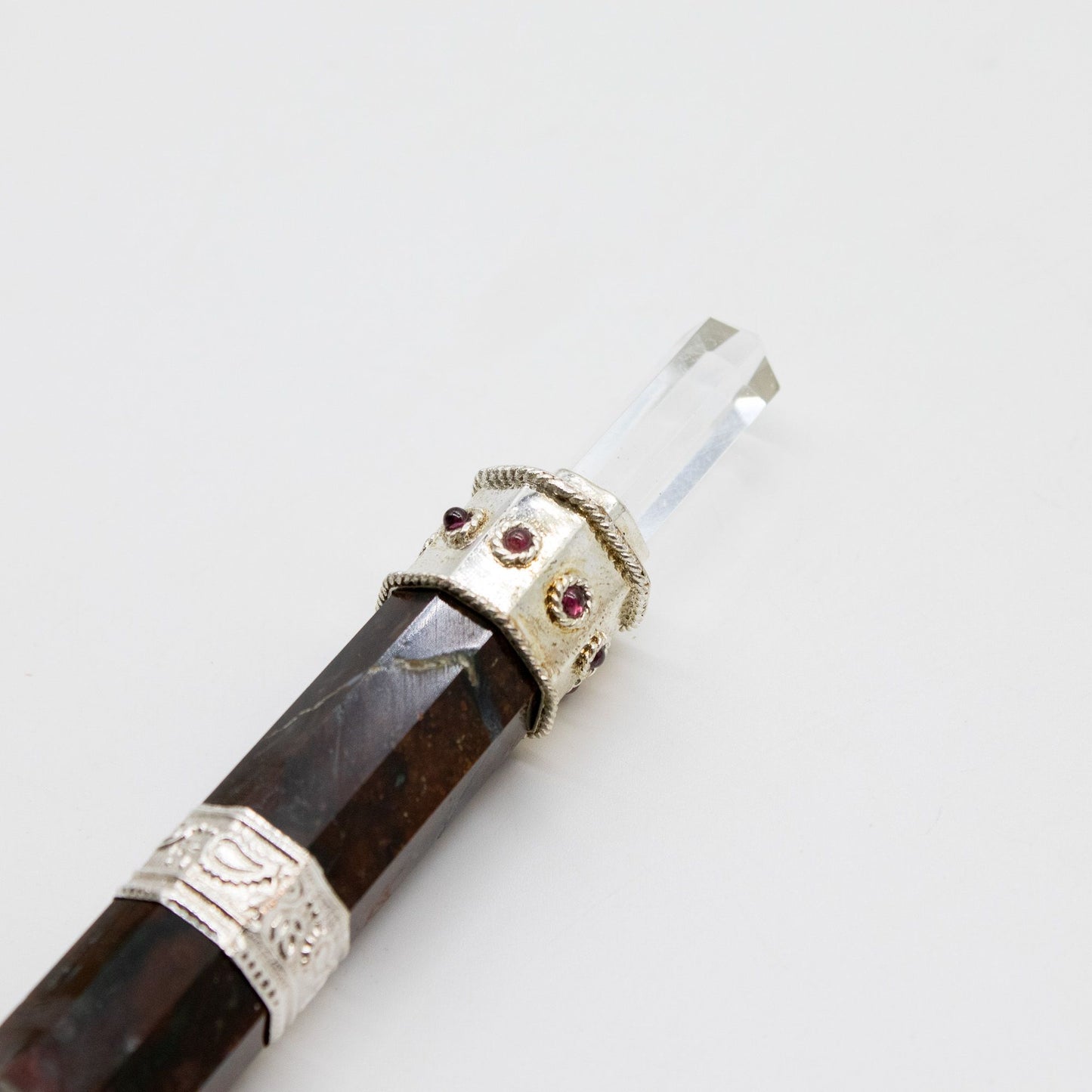 Baguette Bloodroot Soverign — Très long Fancy Jasper Magic · 26cm