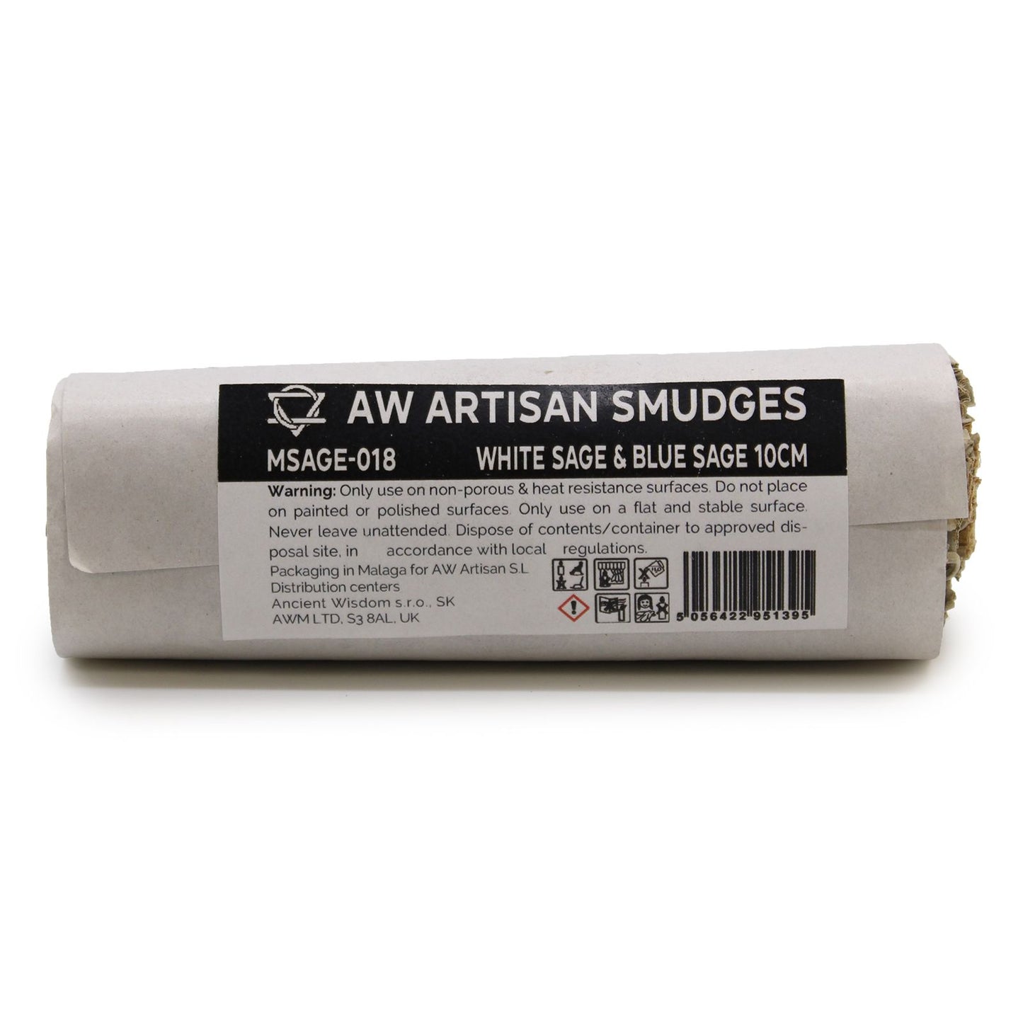 Fagot d’herbes — Sauge blanche & sauge bleue · 10cm