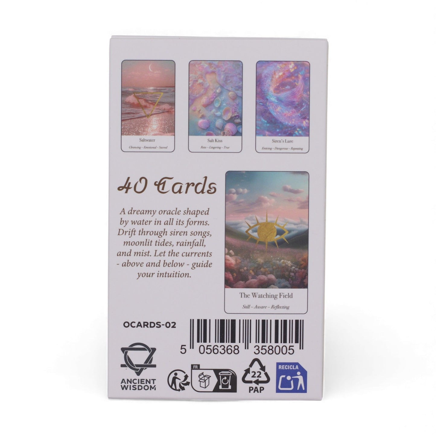 Cartes oracle des Eaux éthérées — Sirènes & clair de lune