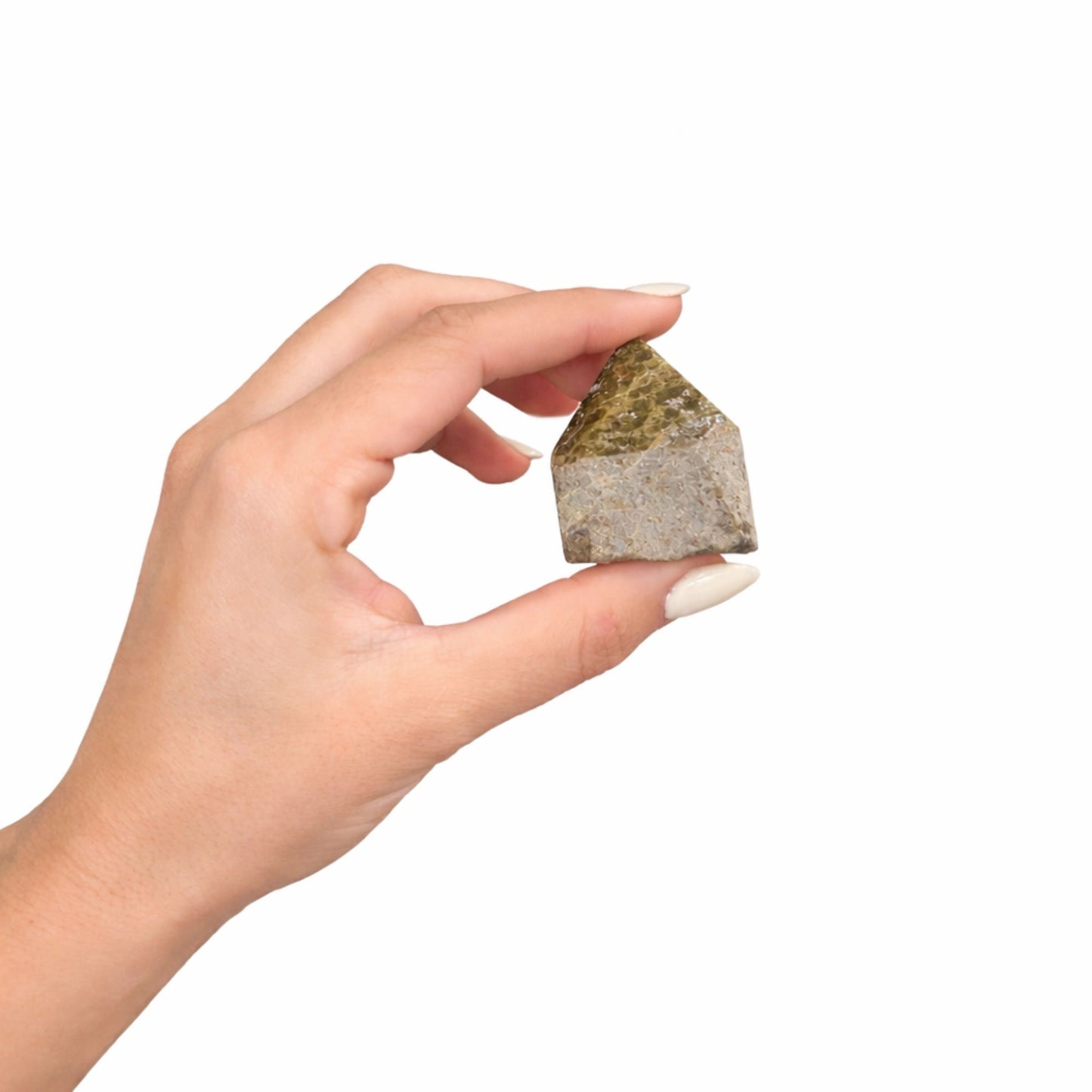 Pointe polie de haute qualité — Épidote grade A