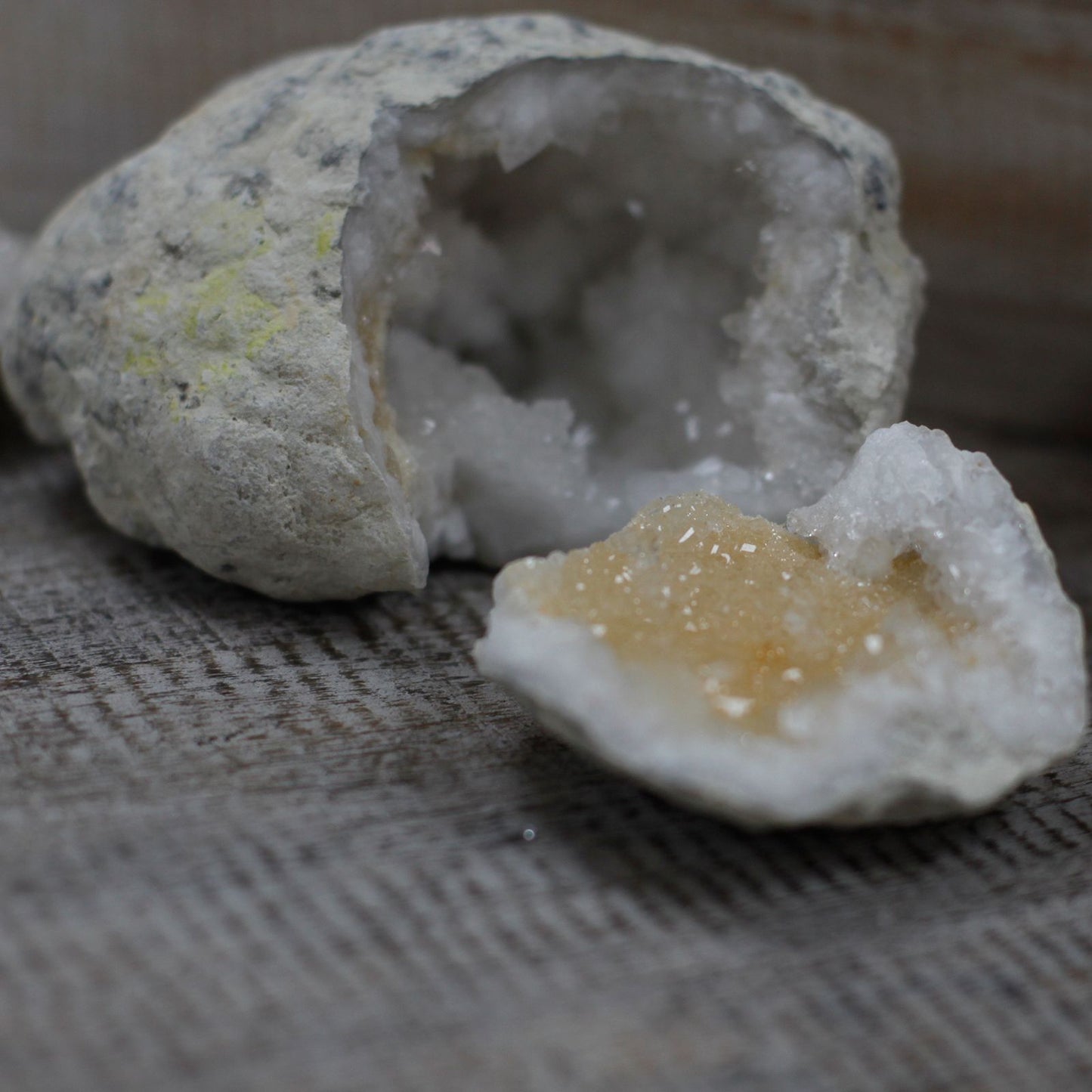 Géode de calcite · 12 cm