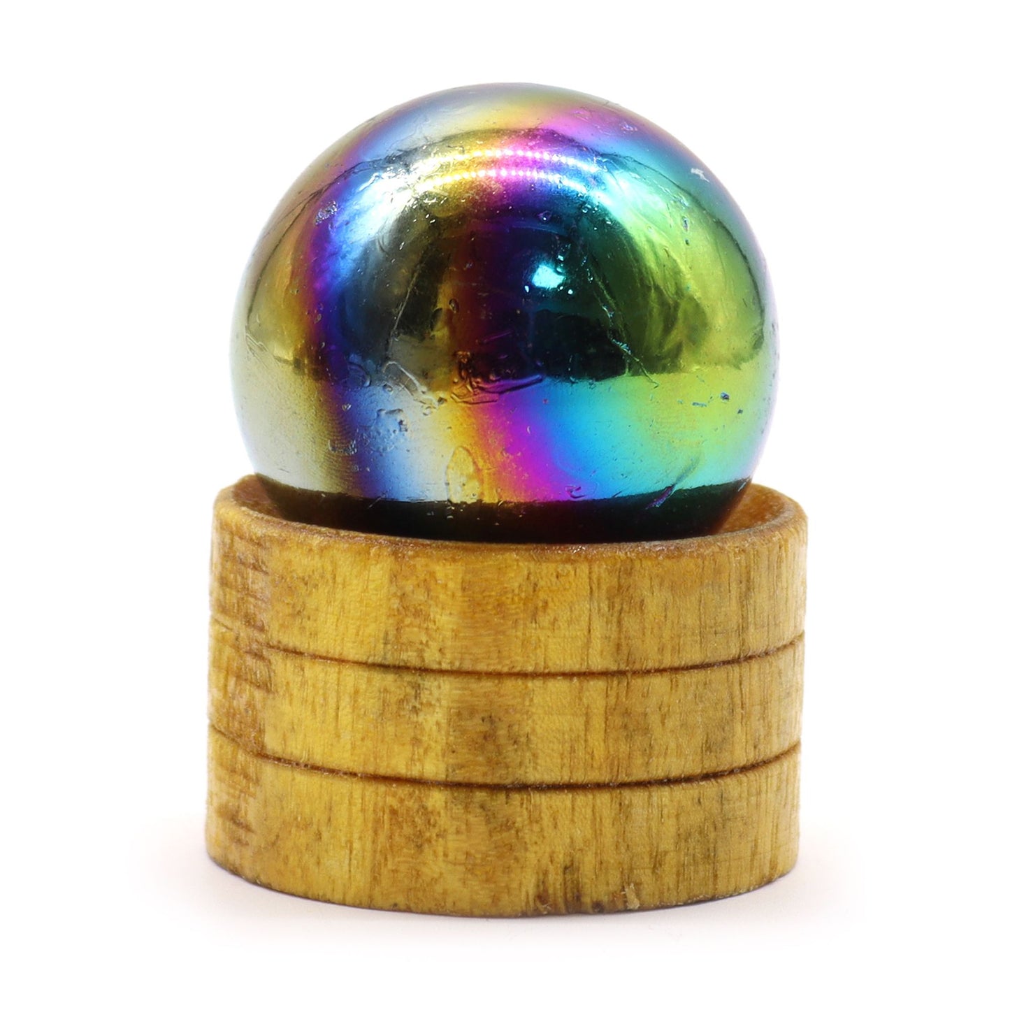 Sphère sur socle — Améthyste · 40 mm