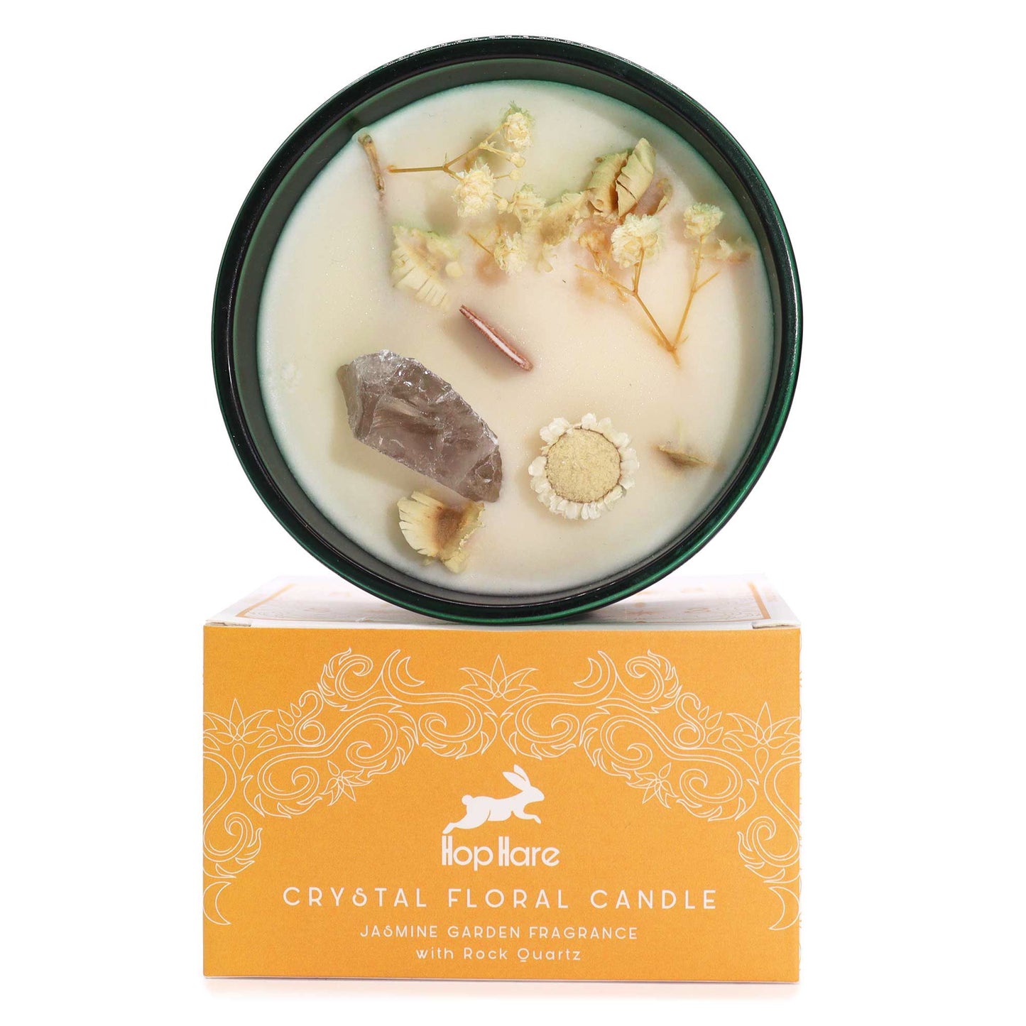 Bougie fleur magique de cristal — Le Lion