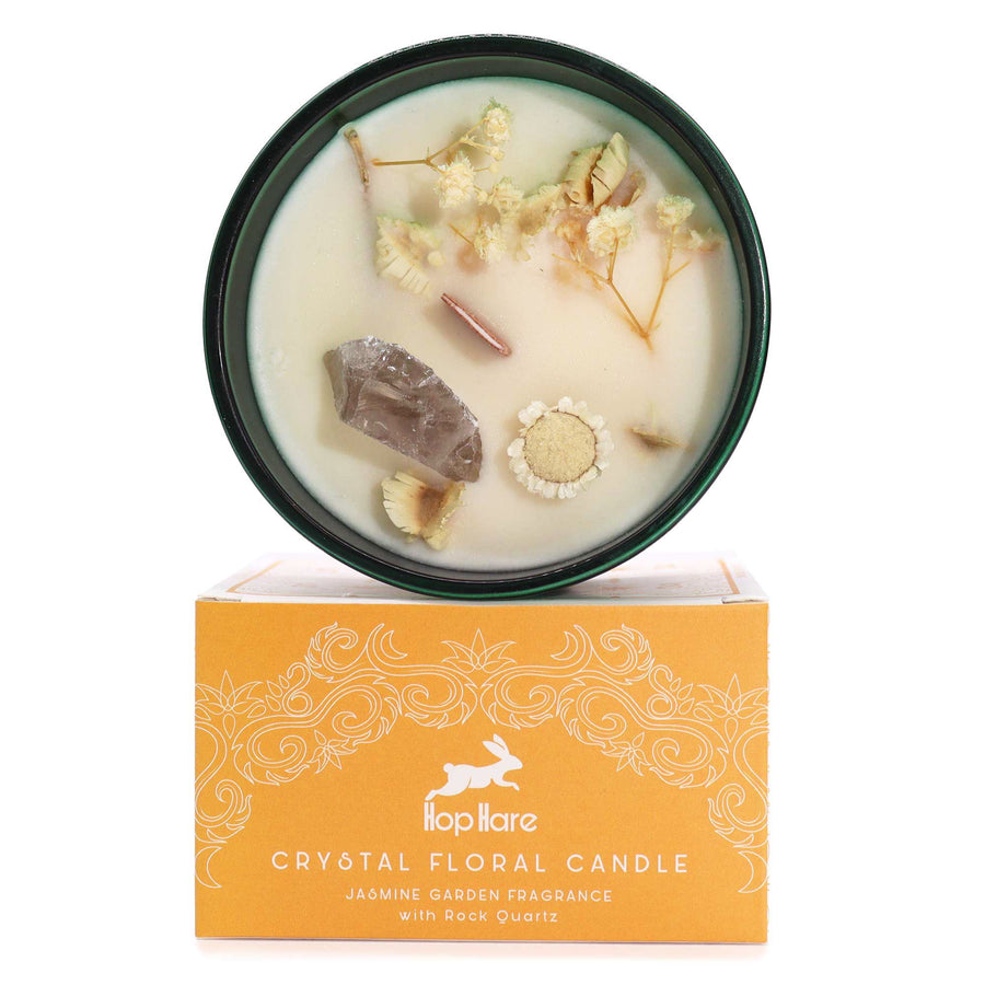 Bougie fleur magique de cristal — Le Lion