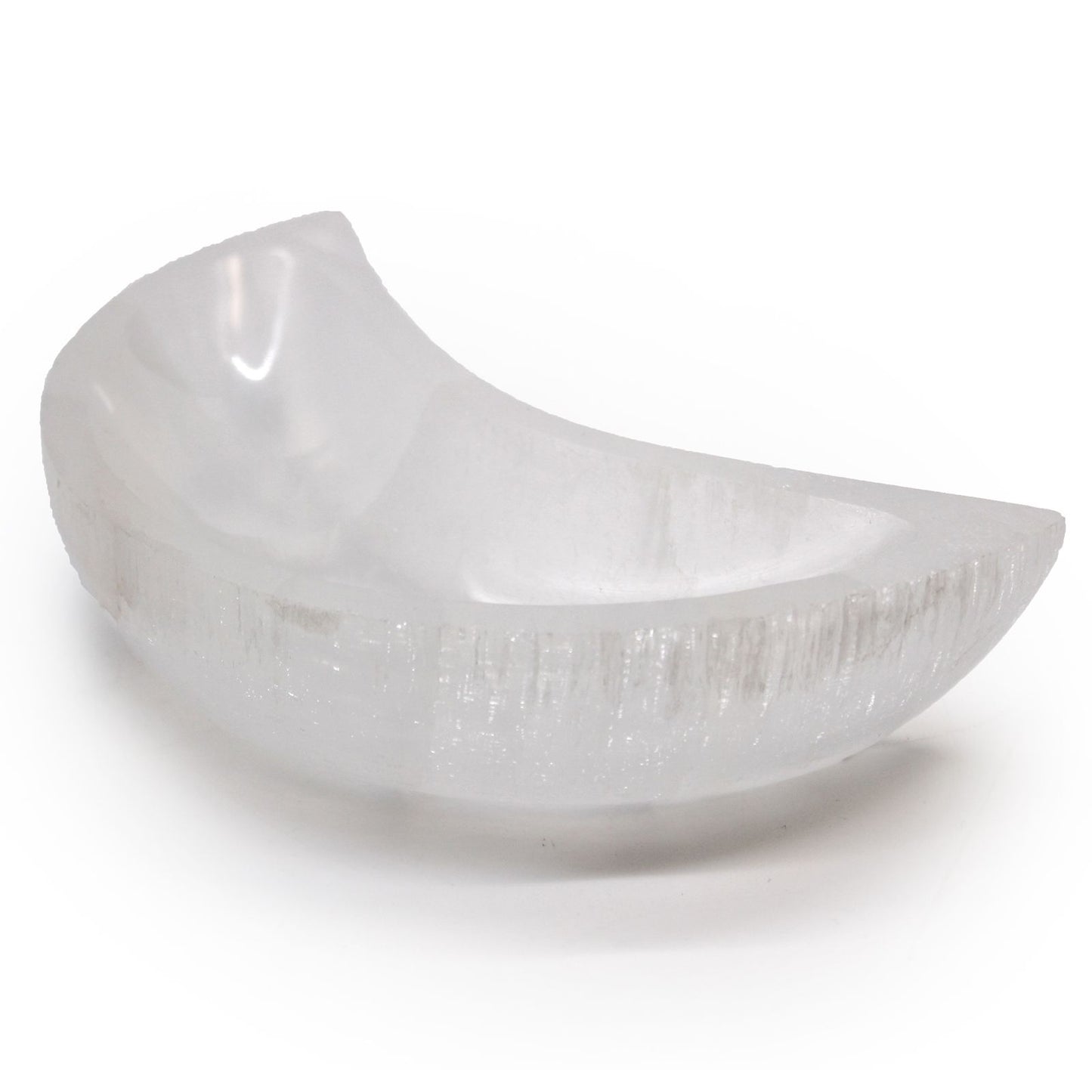 Coupe de lune en sélénite · 15cm