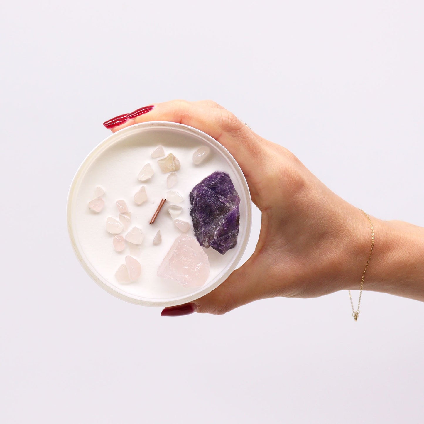 Bougies de cristal de chakra — Chakra du troisième œil
