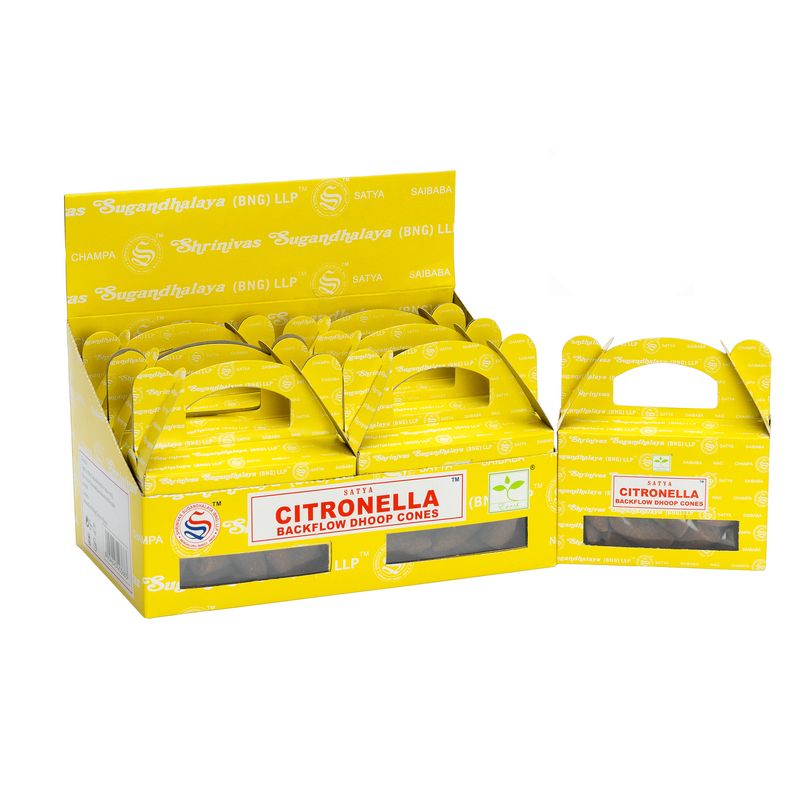 Cônes à reflux Satya — Citronnelle