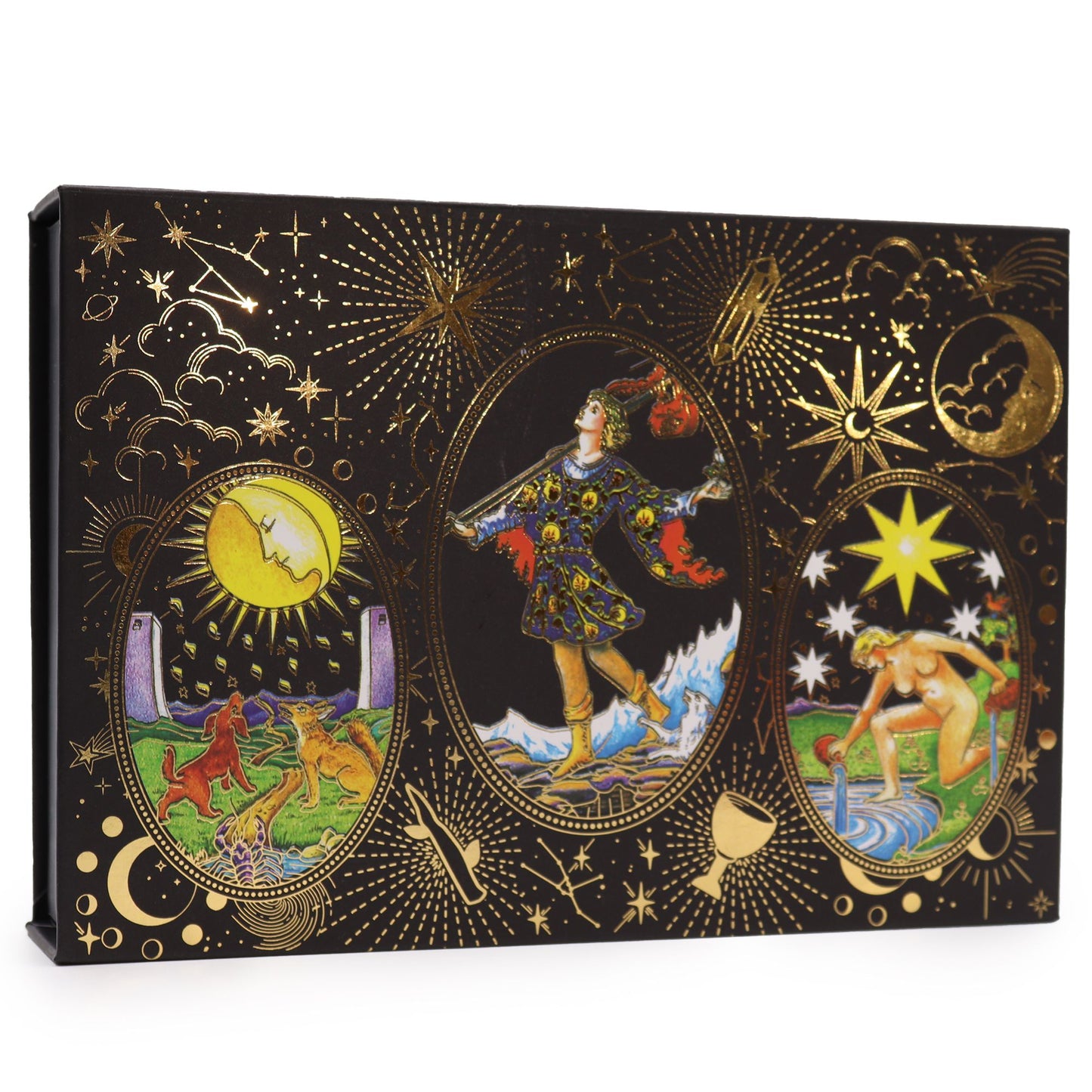 Jeu de tarot à feuille dorée — Que la magie commence