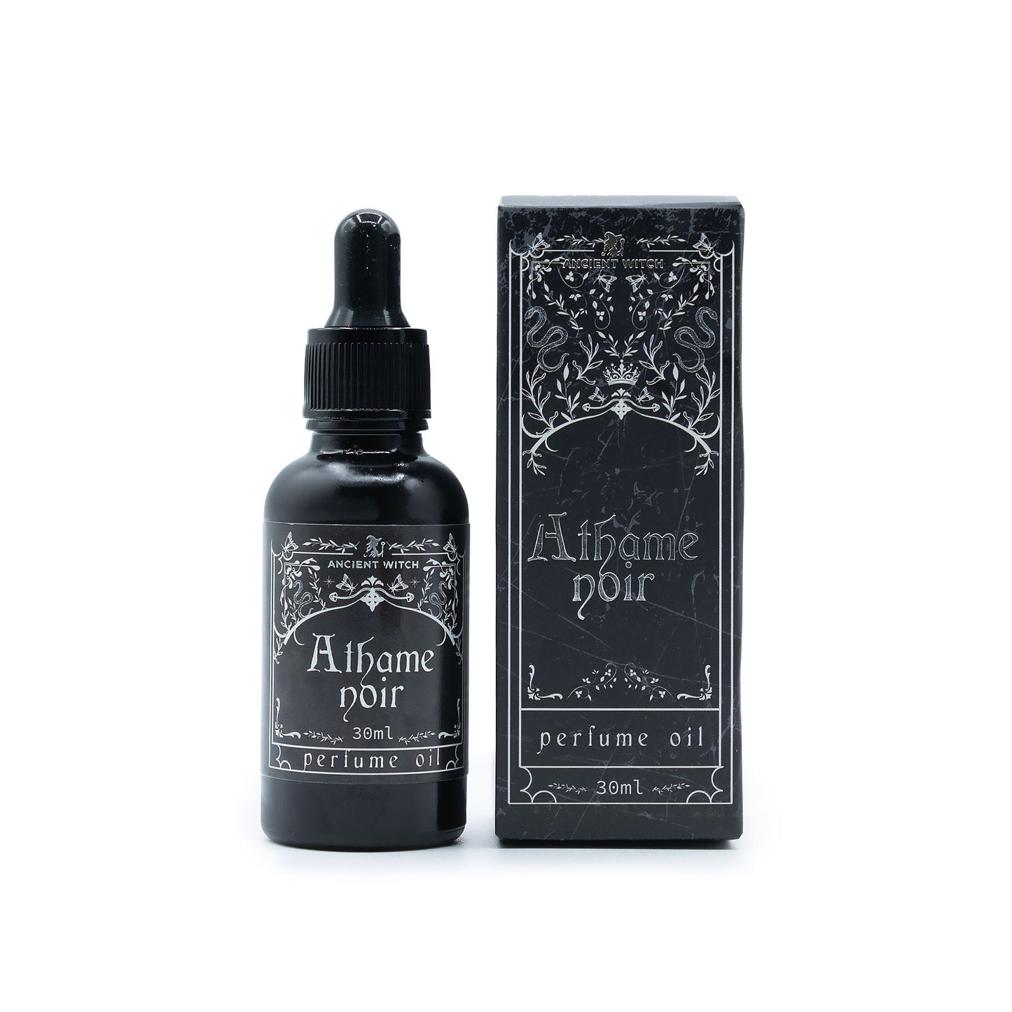 Huile parfumée de sorcière ancienne — Athamé noir