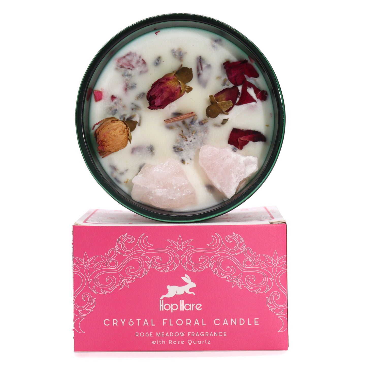Bougie fleur magique de cristal — Les Amants