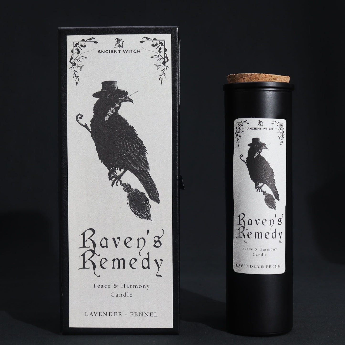 Bougies purificatrices de sorcières anciennes — Remède des corbeaux