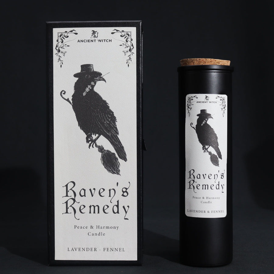 Bougies purificatrices de sorcières anciennes — Remède des corbeaux