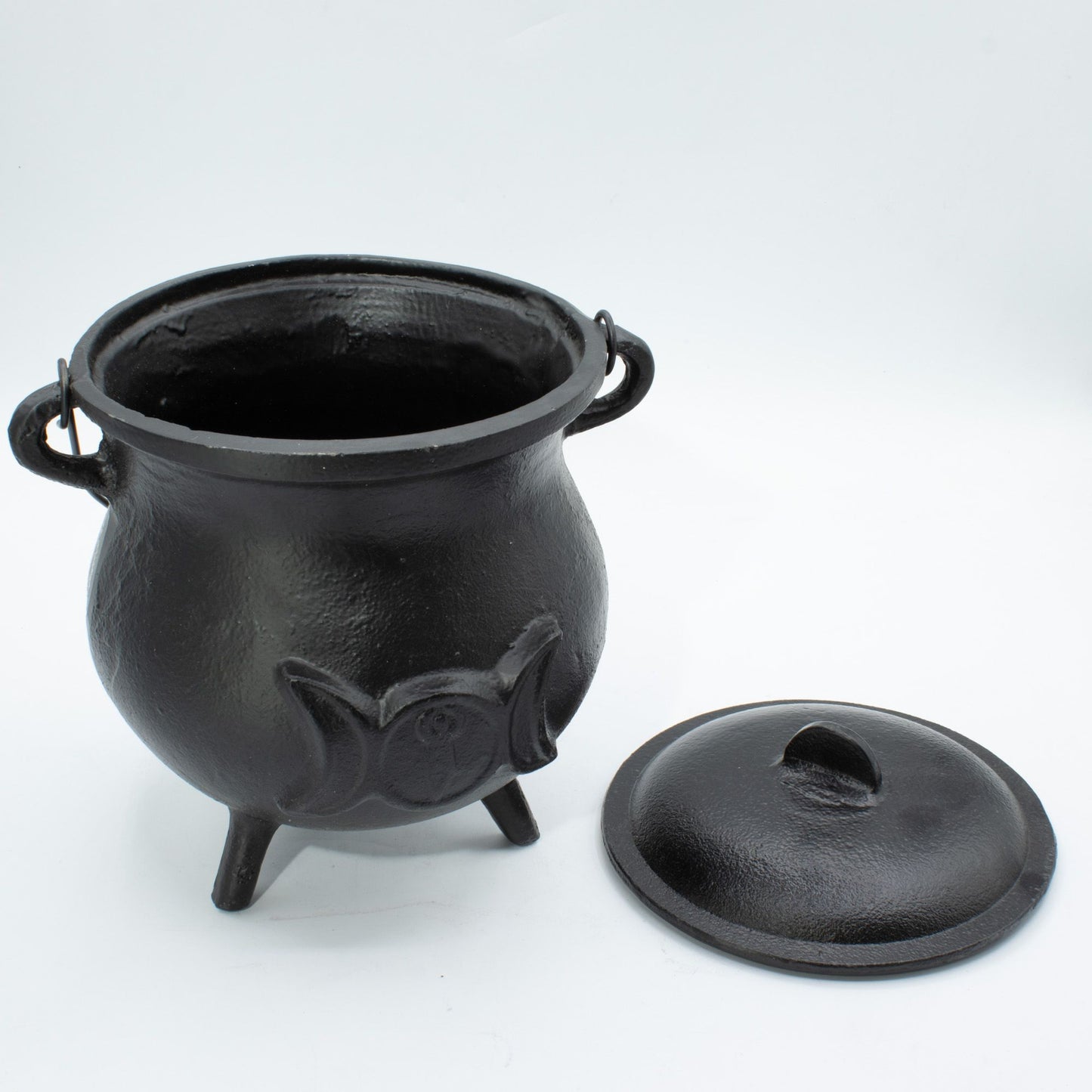 Bol chantant — Très grand chaudron de fonte à triple lune · 4 kg