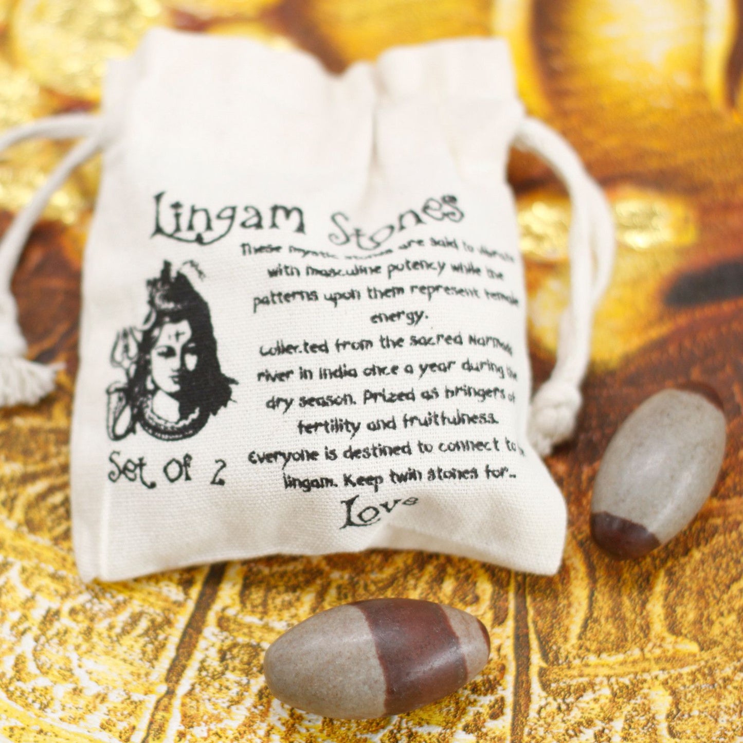 Pierre Lingam · 5 cm · Lot de 2