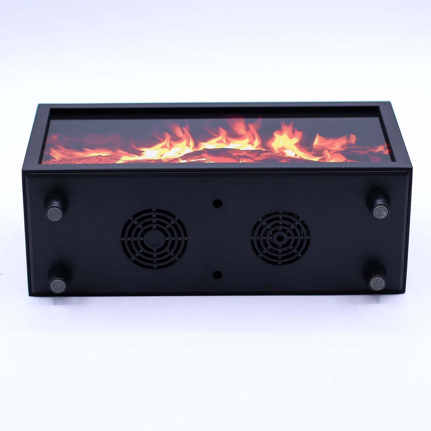 Diffuseur d’arôme à effet flamme & chant d’oiseaux — USB noir · Couleur changeante