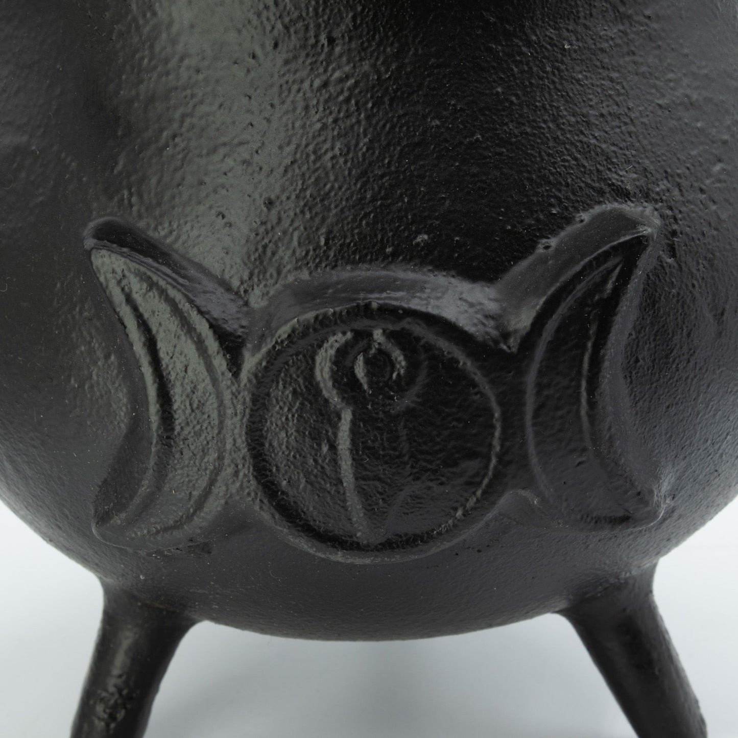 Bol chantant — Très grand chaudron de fonte à triple lune · 4 kg