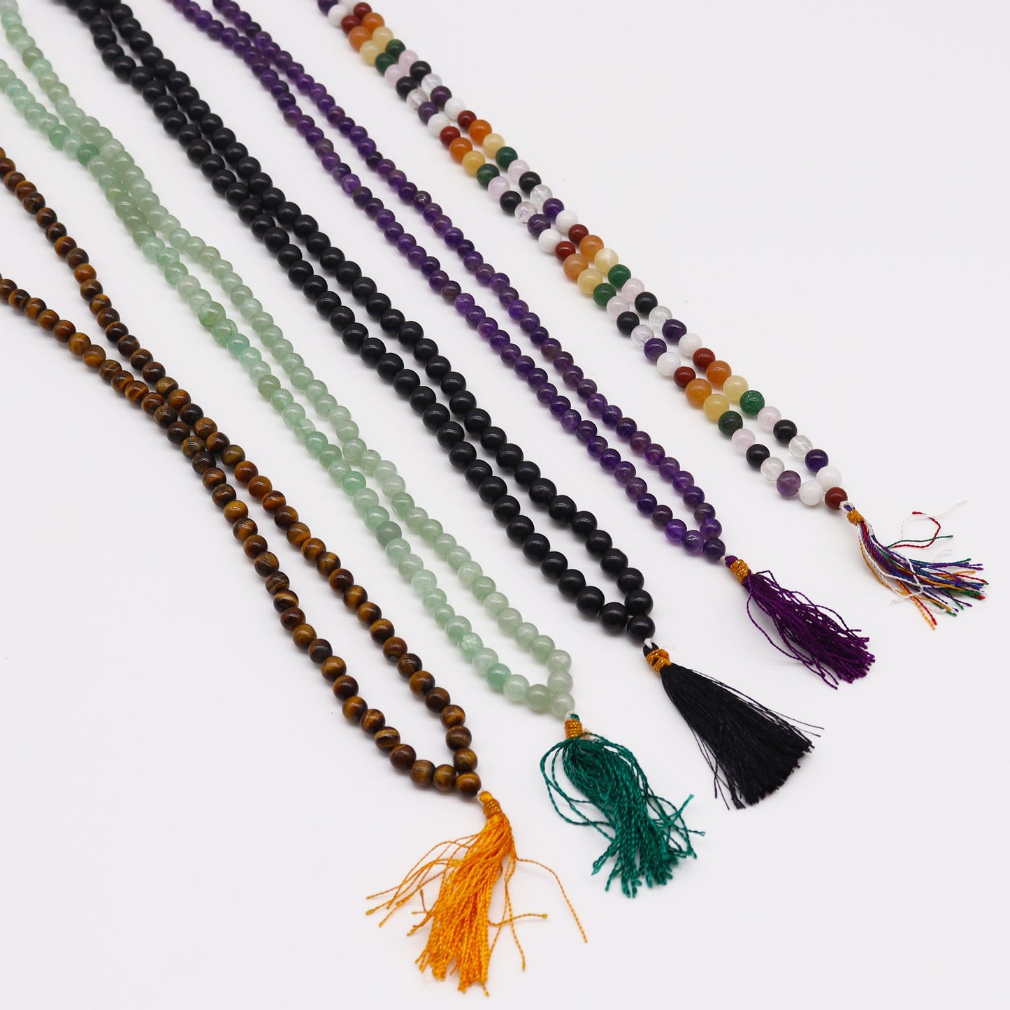 Mala 108 perles — Aventurine verte