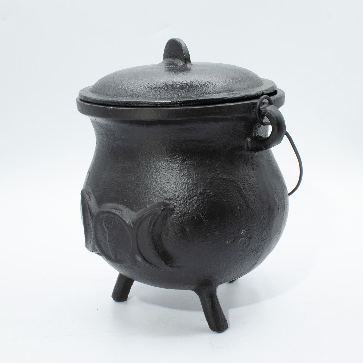 Bol chantant — Très grand chaudron de fonte à triple lune · 4 kg