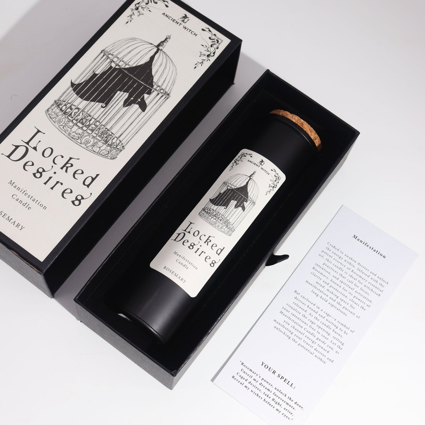 Bougies purificatrices de sorcières anciennes — Vœux libérés