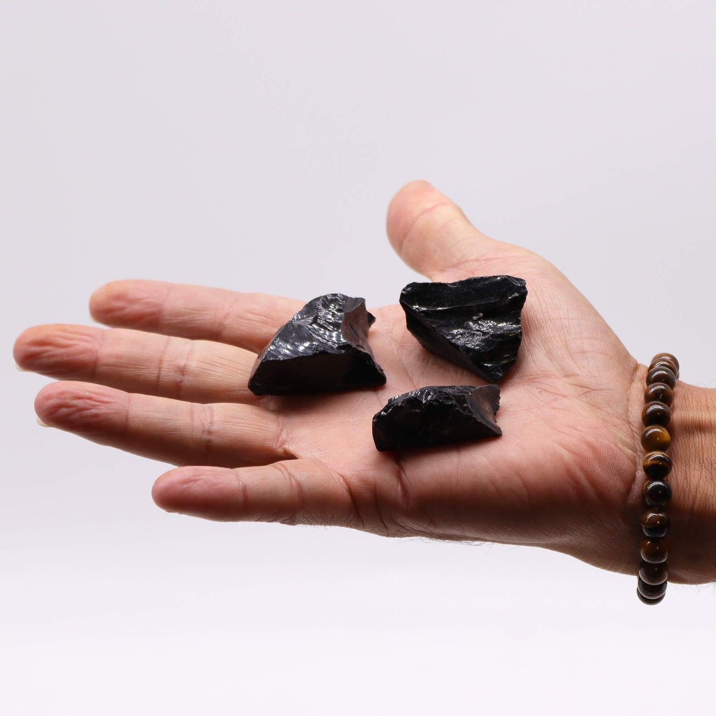 Cristaux bruts 500 g — Agate noire