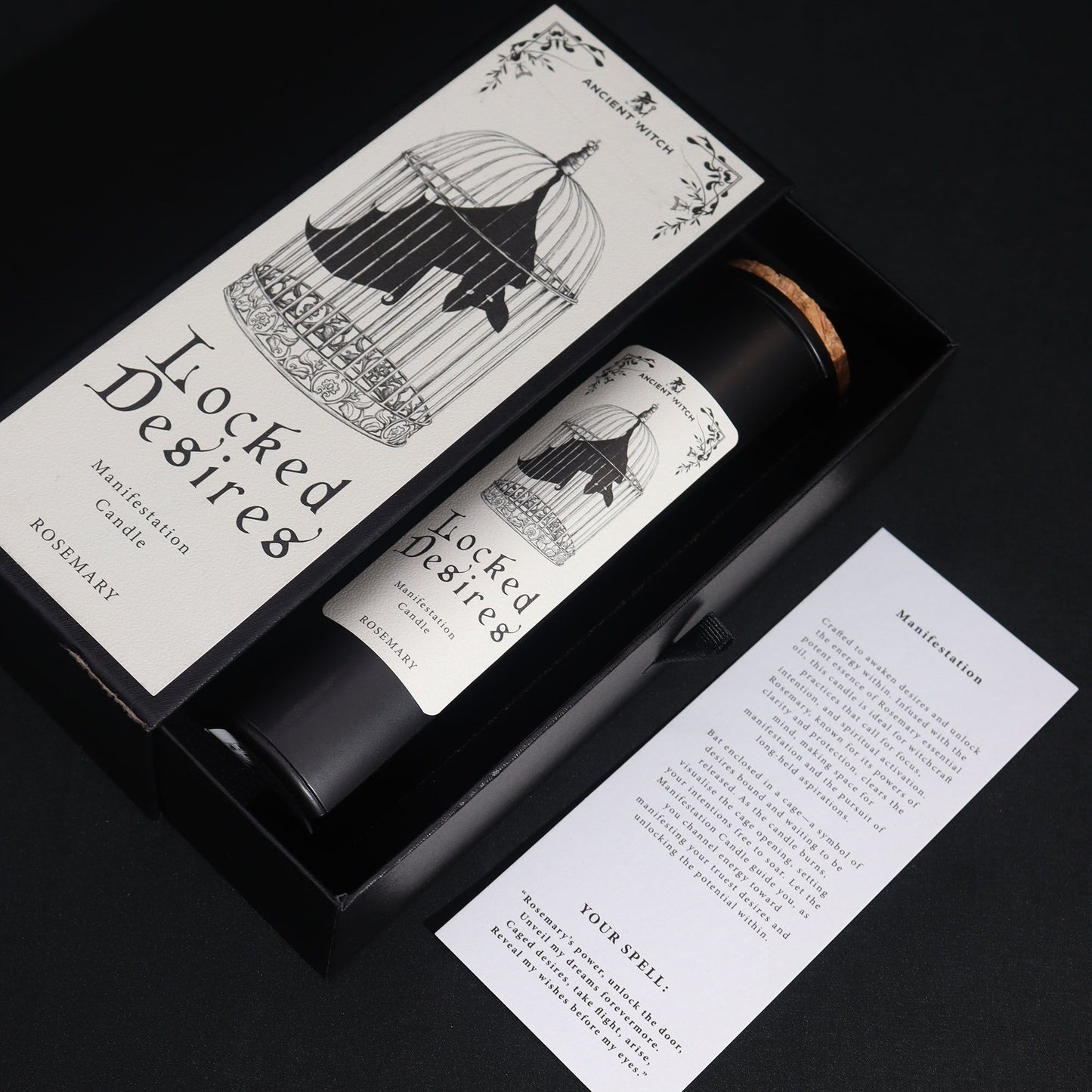 Bougies purificatrices de sorcières anciennes — Vœux libérés