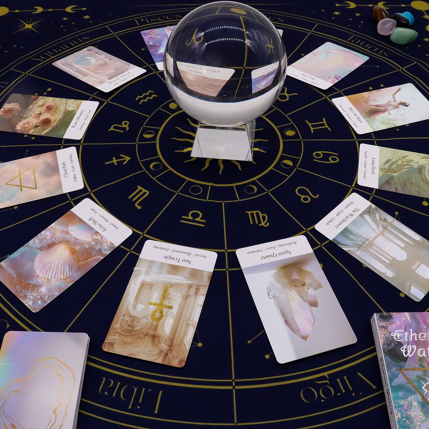 Tapis de lecture de tarot — Zodiaque