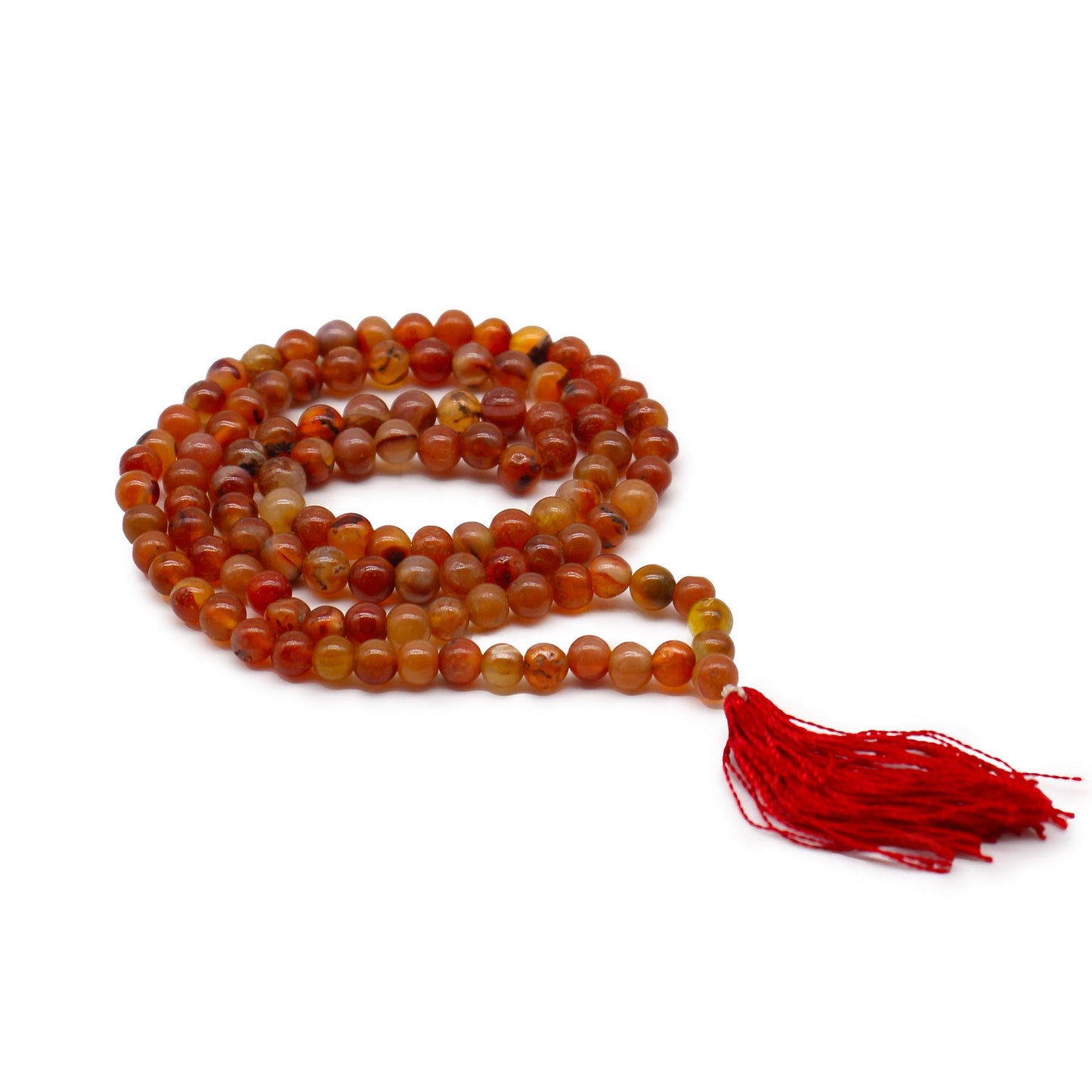Mala 108 perles — Cornaline