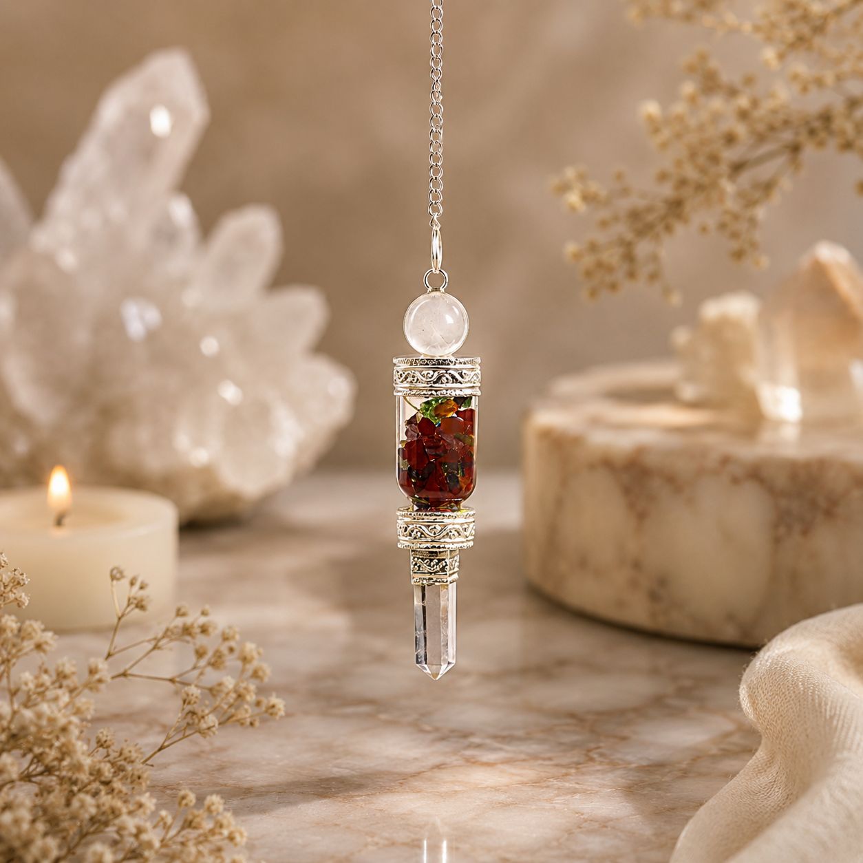 Pendule d’exception — Chakras flottants
