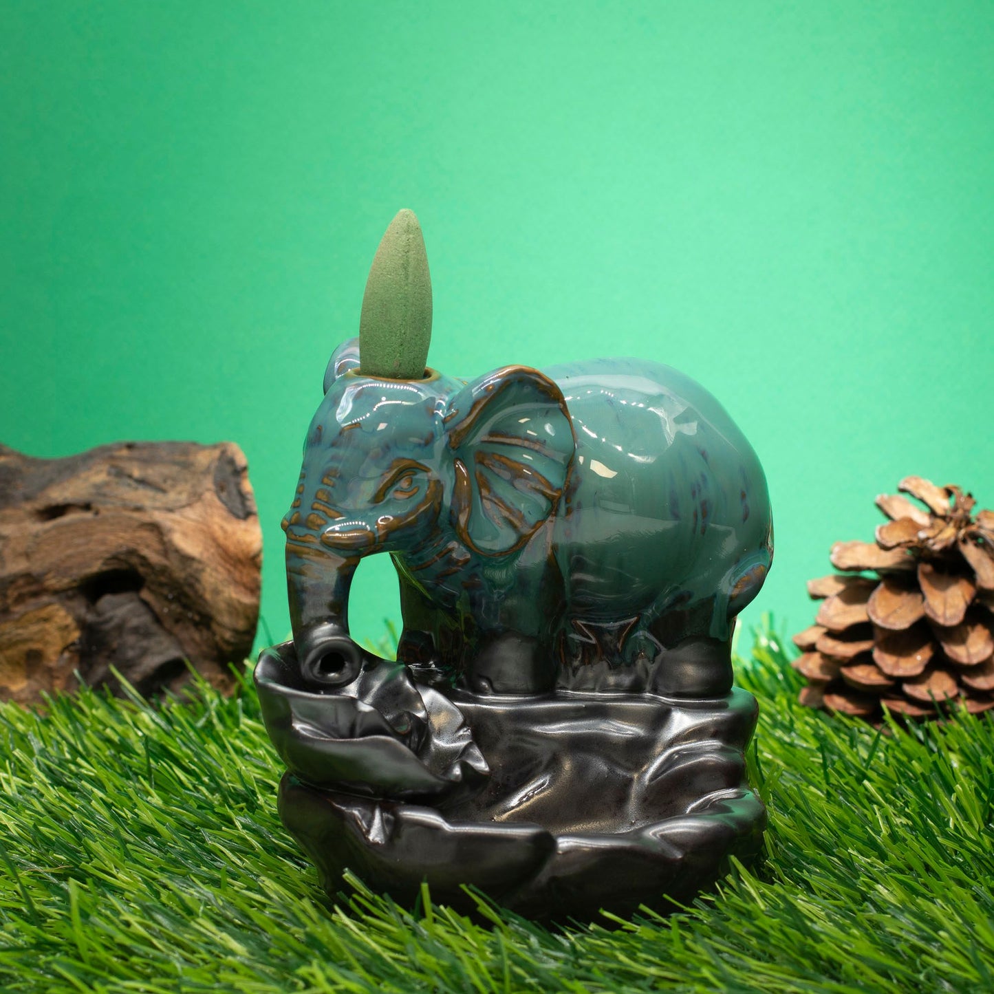 Brûleur à reflux — Éléphant au bassin